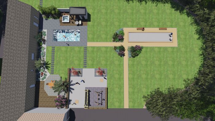 Création de plans de jardin 3D - Piscine, spa, aménagement paysager - Prat 0